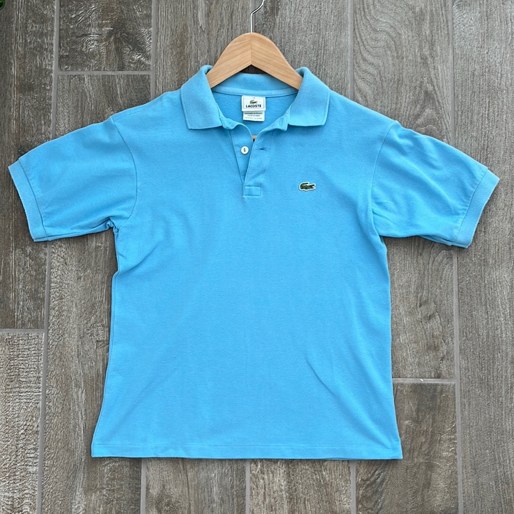Authentic Boys light blue Lacoste Polo size 14